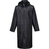 Klasický pánský plášť do deště, černá