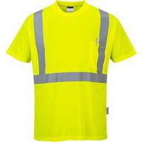 Reflexní tričko s krátkým rukávem Pocket Hi-Vis, žluté