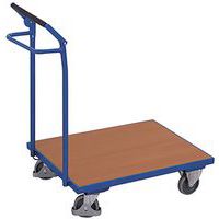 Plošinové vozíky s madlem a ruční brzdou, do 250 kg, 94,5 x 60 x 101,5 cm