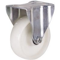 Polyamidová pojezdová kola s přírubou, průměr 125 - 200 mm, kuličkové ložisko, pevná