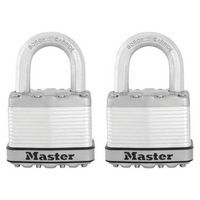 Set titanových visacích zámků Master Lock Excell 50mm, 2ks