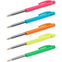 Kuličková pera BIC M10 Colours Fun, 50 ks