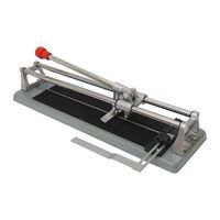 TOPTRADE řezačka na obklady, s lámačkou a úhelníkem, 600 mm, standard