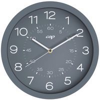 Magnetické analogové hodiny CEP Riviera 820M, průměr 30 cm, šedé