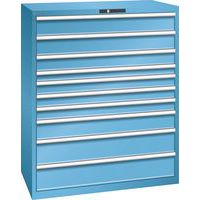 Dílenské zásuvkové skříňe Lista 10, 11, a 12 zásuvek, 1193x725x1450 mm