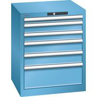 Dílenské zásuvkové skříně Lista, 6 zásuvek, 564x572x700mm