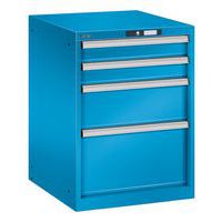 Dílenské zásuvkové skříně LISTA, 564x725x800 mm, 4, 5, 6 nebo 7 zásuvek