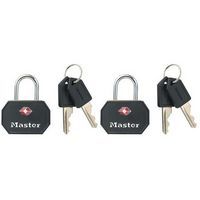 Cestovní visací zámky Master Lock TSA 4681EURTBLK, 2 ks, černá
