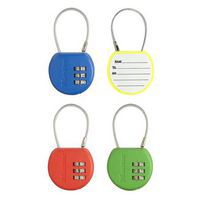 Set cestovních visacích zámků pro zavazadla 4671EURDCOL Master Lock, 42 mm, 4 ks