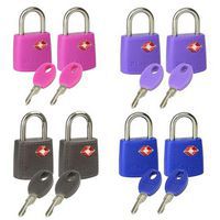 Set visacích zámků pro zavazadla TSA 4695EURTAST Master Lock, 23 mm, 8 ks