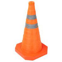Skládací reflexní dopravní kužel Manutan Expert K3, 45 cm