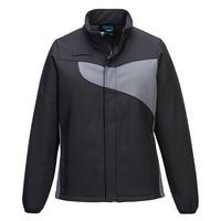 PW2 dámská softshellová bunda (2L), černá/šedá