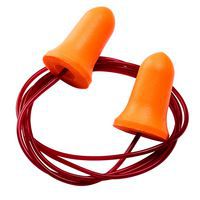 Zátky do uší Easy Fit PU se šnůrkou (200 párů), oranžová