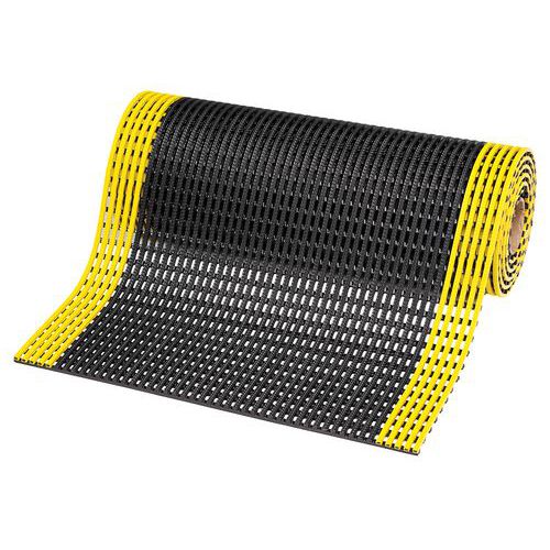 Protiskluzové rohože Flexdek™, černá/žlutá, šířka 122 cm