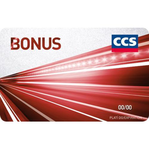 CCS tankovací karta v hodnotě 800 Kč – SAMOSTATNĚ NEPRODEJNÉ