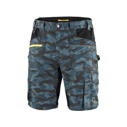 Kraťasy CXS STRETCH, pánské, maskáčové modré