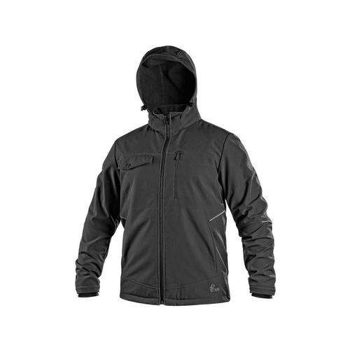 Bunda CXS STRETCH, pánská, softshell, černá
