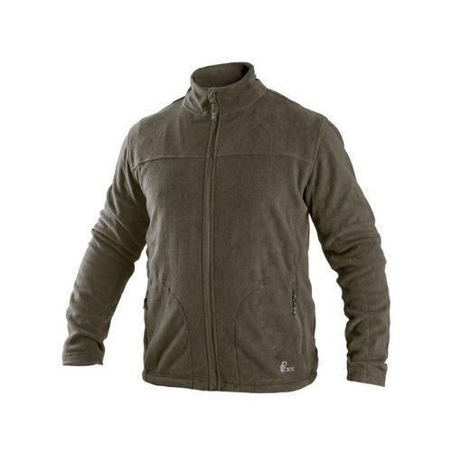 Mikina CXS GRANBY, pánská, fleece, khaki