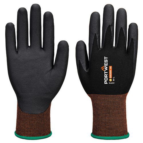 Rukavice GP Grip 15 z nitrilové mikropěny, černá