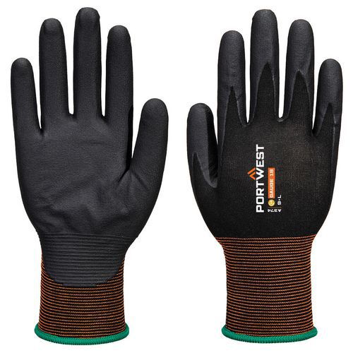 Rukavice GP Grip 18 z nitrilové mikropěny, černá