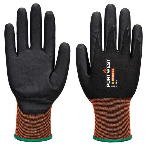 GP Grip 21 rukavice z nitrilové mikropěny, černá