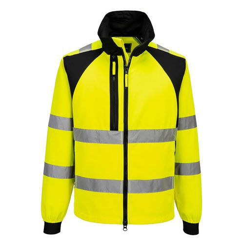 WX2 Eco Hi-Vis pracovní bunda, černá/žlutá