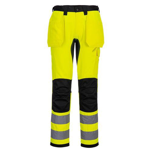 WX2 Eco Hi-Vis kapsové kalhoty, černá/žlutá