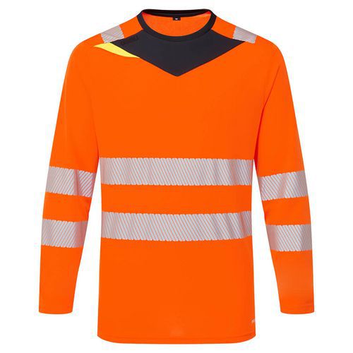 DX4 triko Hi-Vis L/S, černá/oranžová