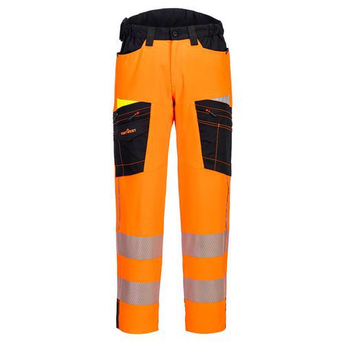 DX4 servisní kalhoty Hi-Vis, černá/oranžová