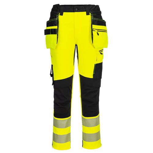 DX4 Hi-Vis kalhoty Craft, černá/žlutá