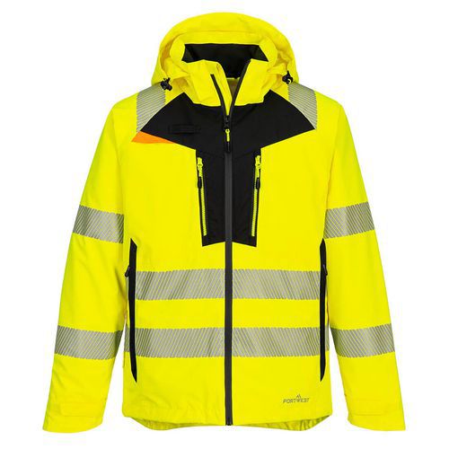 DX4 bunda do deště Hi-Vis, žlutá