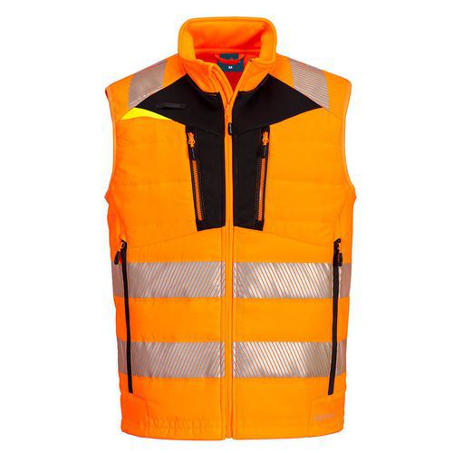 DX4 Softshell vesta Hi-Vis, černá/oranžová