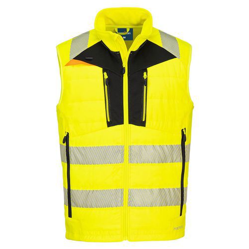 DX4 Softshell vesta Hi-Vis, černá/žlutá