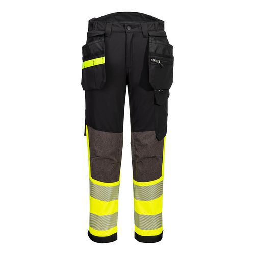 EV4 kalhoty Stretch Holster Hi-Vis Třída 1, černá/žlutá