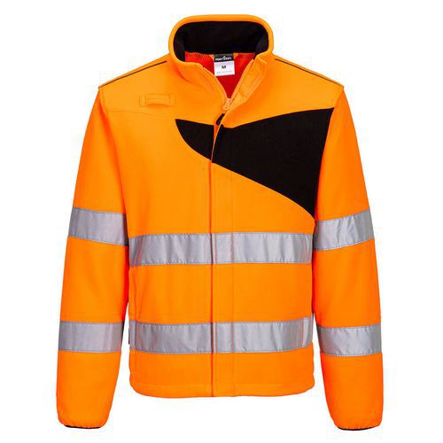 PW2 Hi-Vis Fleece, černá/oranžová