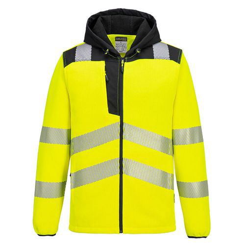 Fleece Hi-Vis Technical, černá/žlutá