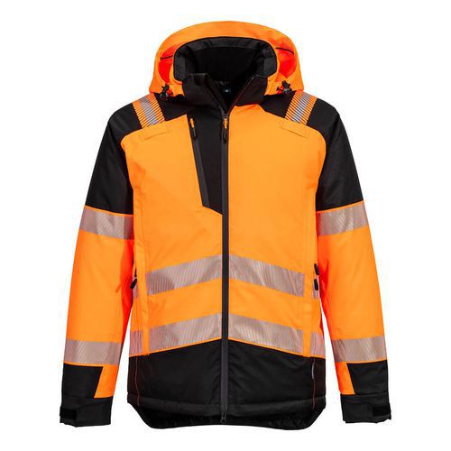 Zimní bunda PW3 Hi-Vis, černá/oranžová