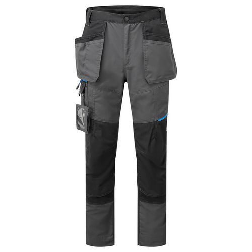 WX3 pracovní kalhoty Slim Fit Holster, šedá