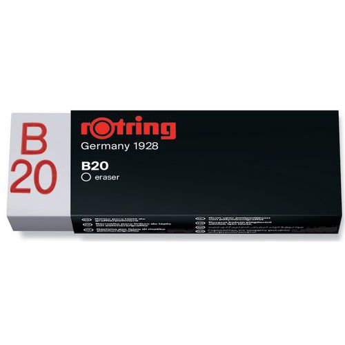 Guma mazací Rotring Rapid-Eraser B20, 20 ks Guma mazací Rotring Rapid-Eraser B20, 20 ks