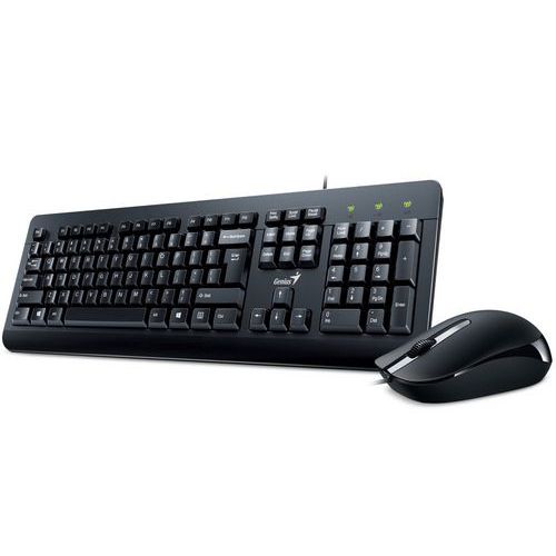 Set klávesnice a myši Genius KM-160, CZ/SK, černý