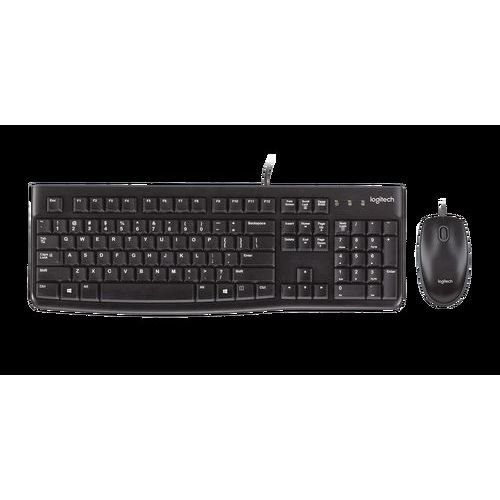 Set klávesnice a myši Logitech MK120, CZ/SK, černý