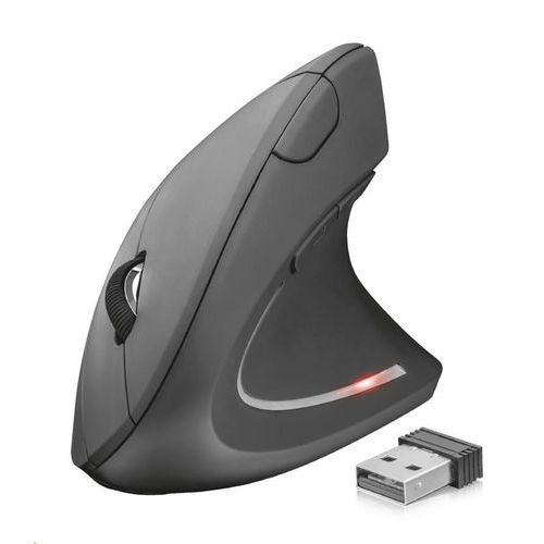 Ergonomická bezdrátová optická myš Trust Verto wireless ergonomic mouse, černá