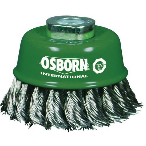 OSBORN - Hrncové kartáče nerezové, 0,5 mm, M14 OSBORN - Hrncové kartáče nerezové, 0,5 mm, M14