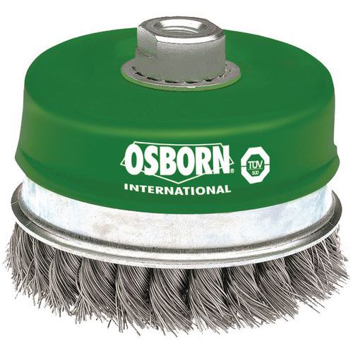 OSBORN - Hrncové kartáče nerezové, 0,5 mm, M14 OSBORN - Hrncové kartáče nerezové, 0,5 mm, M14