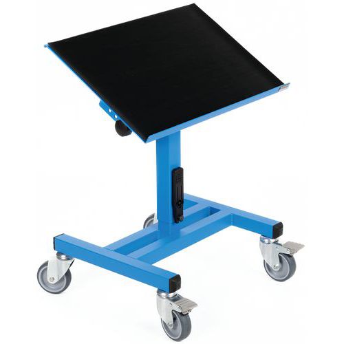 Transportní zvedací stojan Sofame SRI2 s nastavitelným náklonem stolu, do 150 kg, výška 60 - 85 cm