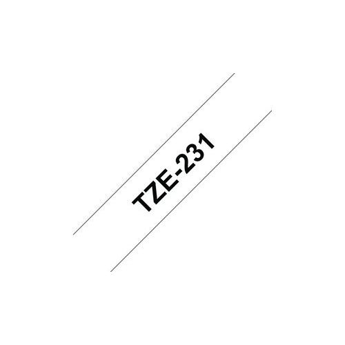 Flexibilní lepicí páska Brother TZEFX 631 12mm černá/žlutá Flexibilní lepicí páska Brother TZEFX 631 12mm černá/žlutá