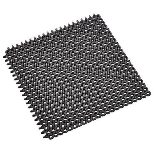 Modulární vstupní dlaždice, černá, 50 x 50 x 1,2 cm