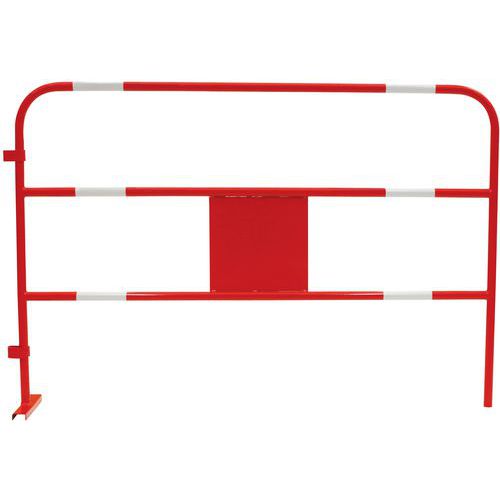 Kovové mobilní zábrany Manutan Expert, délka 150 cm