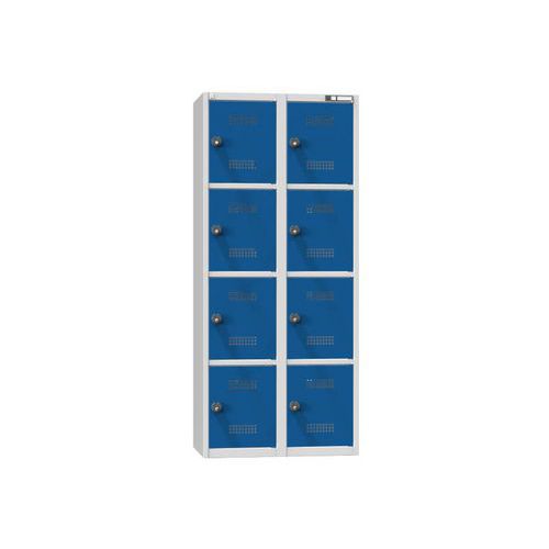Boxové dobíjecí skříně s mincovním zámkem, 800 x 500 x 1850 mm, zásuvka E, CZK