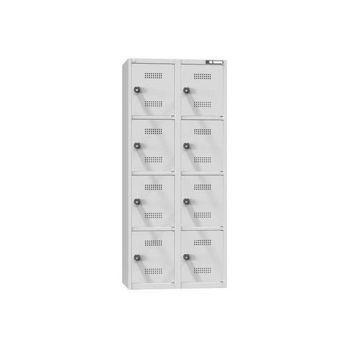 Boxové dobíjecí skříně s mincovním zámkem, 800 x 500 x 1850 mm, zásuvka E, CZK
